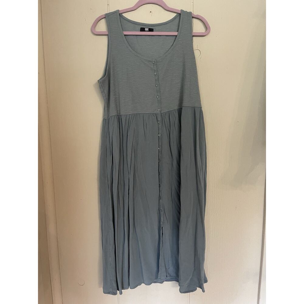 Frye Sleeveless Lagenlook Midi Maxi Dress with Pockets! - Picture 3 of 7